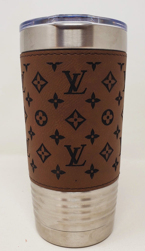Polar 20 oz Louis Vuitton Leather Wrapped Tumbler – DOL Creations
